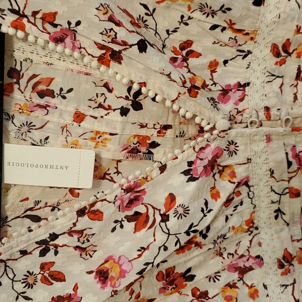 Anthropology floral blouse NWT - Picture 13 of 15